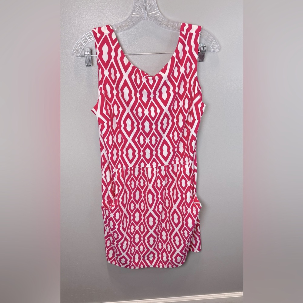 Jude Connally NWT Women’s Mary Pat Circle Ikat Berry Dress with Pockets‎ Large